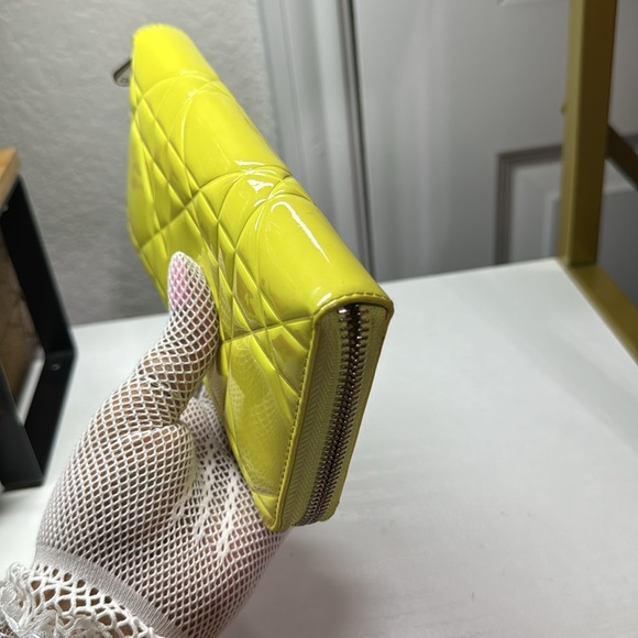 Authentic Cristian Dior Yellow Wallet - Picture 15 of 17